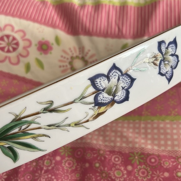 Spode STAFFORD FLOWERS Floral Painted Serving Bowl -Oven Safe - Picture 4 of 7